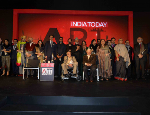 Rameshwar Broota awarded “Artist of the Year” at the inaugral India Today Art Awards